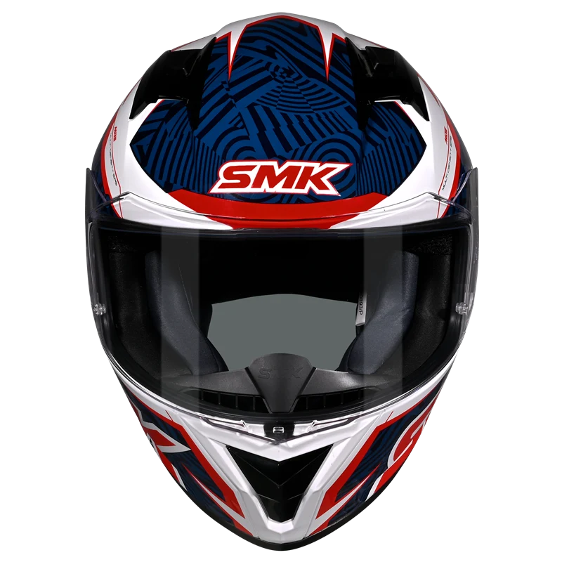 SMK Stellar Fury Full Face Helmet | ECE 22.06 Certified Sport Touring Helmet S01 Fury Graphic (GL153)