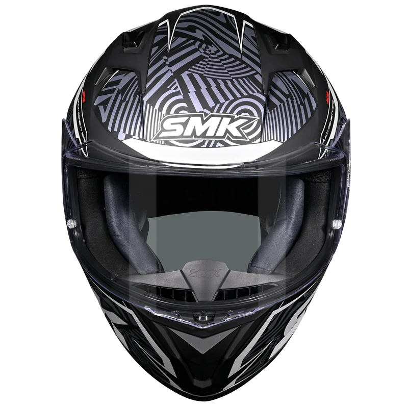 SMK Stellar Fury Full Face Helmet | ECE 22.06 Certified Sport Touring Helmet Graphic Chameleon (GL266C)