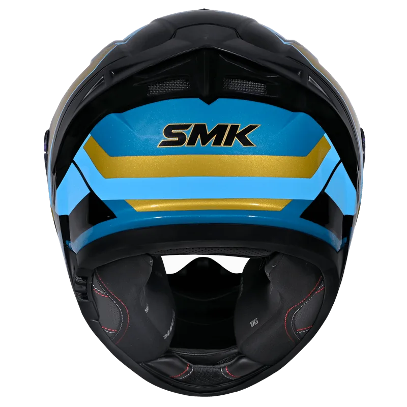 SMK Typhoon Style Full Face Helmet | ECE 22.06 Certified Sport Touring Helmet -  GRPS (MA275)