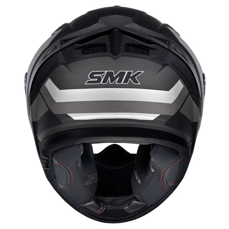 SMK Typhoon Style Full Face Helmet | ECE 22.06 Certified Sport Touring Helmet - GRPS (MA266)