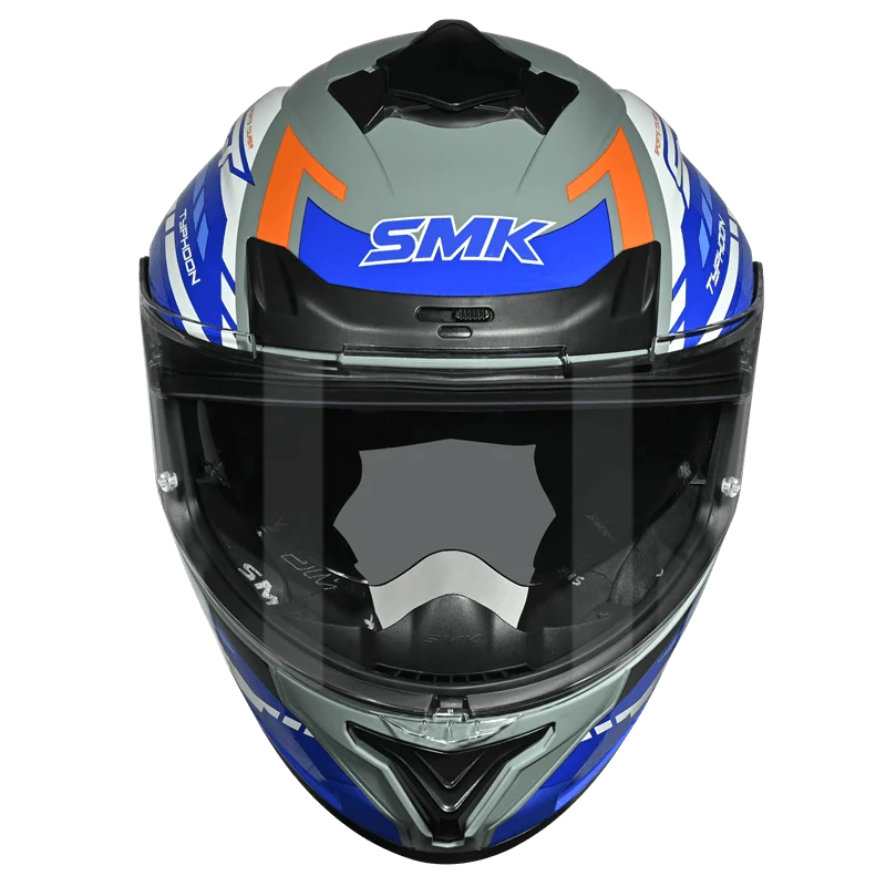 SMK Typhoon Sports Tourer Full Face Helmet | ECE 22.06 Certified Touring Helmet - GRPS (GL651)