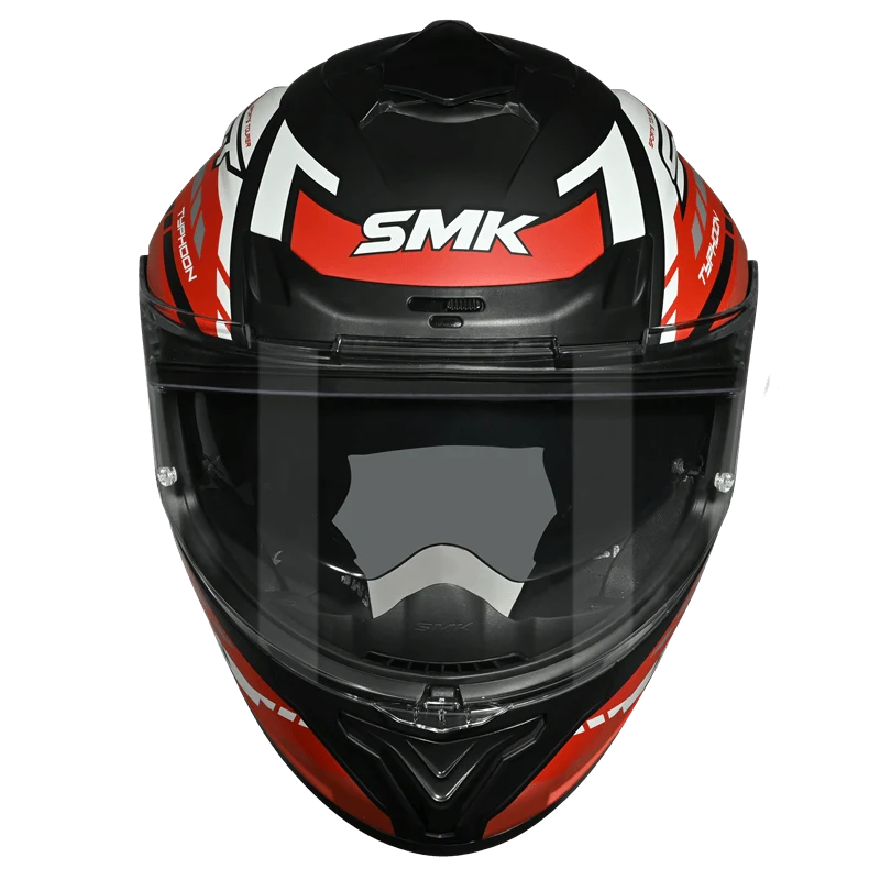 SMK Typhoon Sports Tourer Full Face Helmet | ECE 22.06 Certified Touring Helmet - Graphic (MA231)