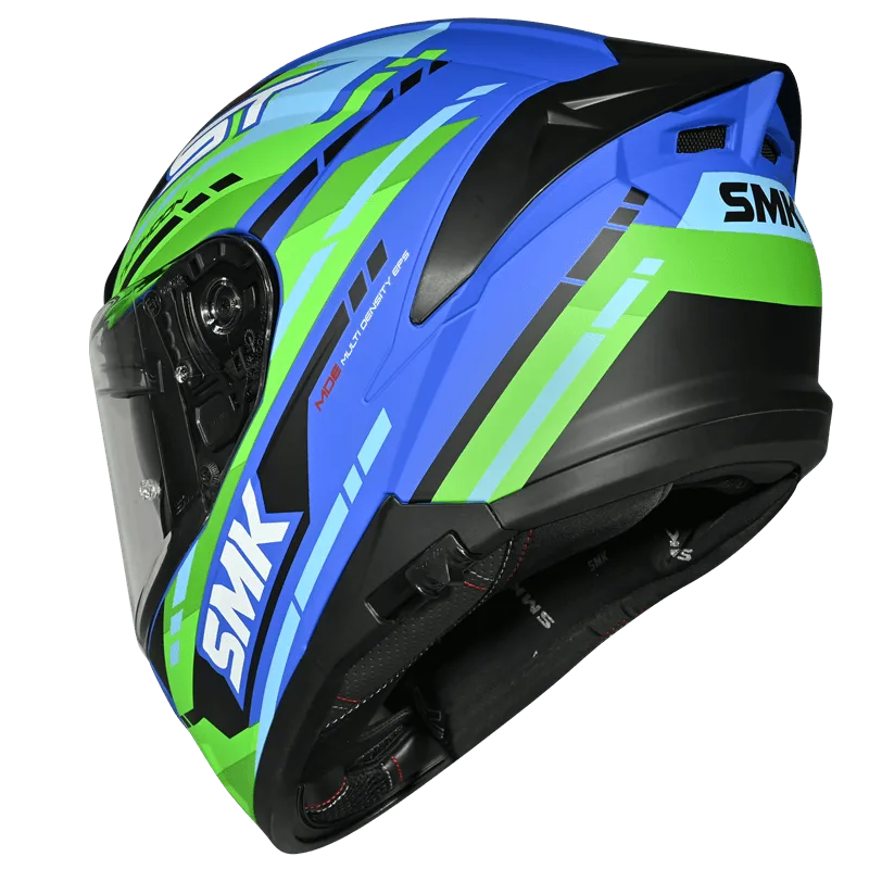 SMK Typhoon Sports Tourer Full Face Helmet | ECE 22.06 Certified Touring Helmet - Graphic (GL585)