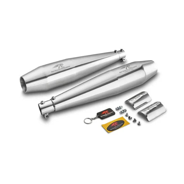RRP Stellar Exhaust for Royal Enfield Interceptor 650 & Continental GT 650 | Black & Polish