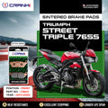 Sintered  Brake Pads For Triumph Street Triple 765S (2017-2020) - Front - CB622 - 2 Sets - CRANK1