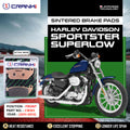 Sintered Brake Pads For Harley Davidson Sportster SuperLow (2011-2013) - Front - CB183 - 1 Set - CRANK1