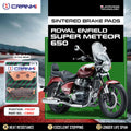 Sintered Brake Pads For Royal Enfield Super Meteor 650 - Front - CB902 - 1 Set - CRANK1