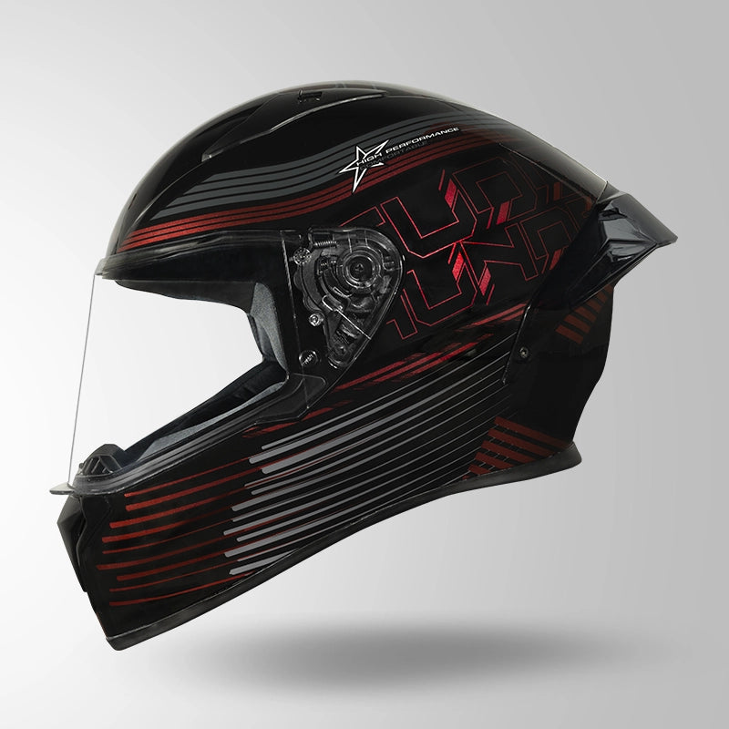 Studds Thunder D11 Decor Full Face Helmet with Spoiler | ISI & DOT Certified