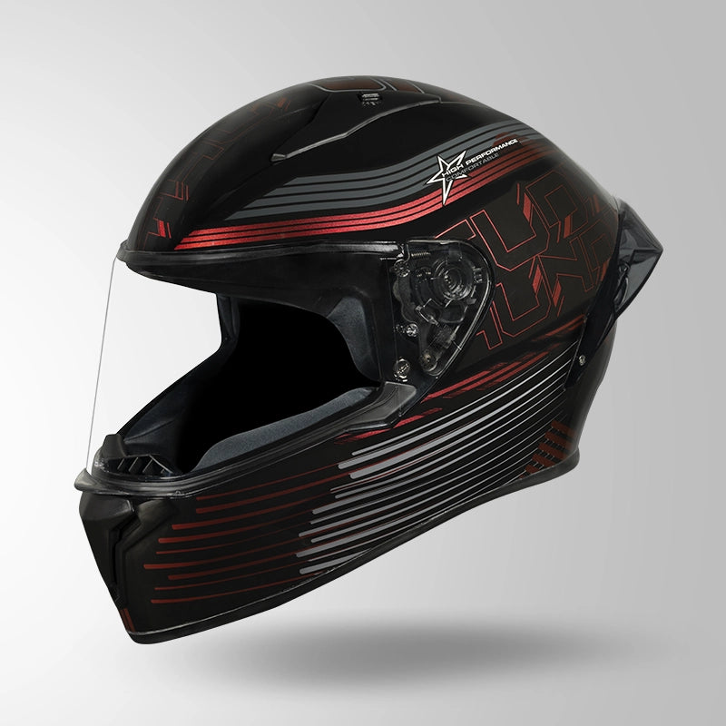 Studds Thunder D11 Decor Full Face Helmet with Spoiler | ISI & DOT Certified