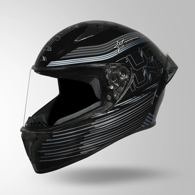 Studds Thunder D11 Decor Full Face Helmet with Spoiler | ISI & DOT Certified