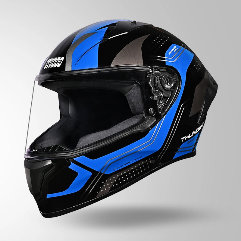 STUDDS Thunder D2 Draken Decor with Spoiler Full Face Helmet