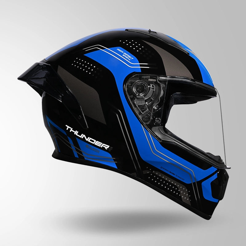 STUDDS Thunder D2 Draken Decor with Spoiler Full Face Helmet