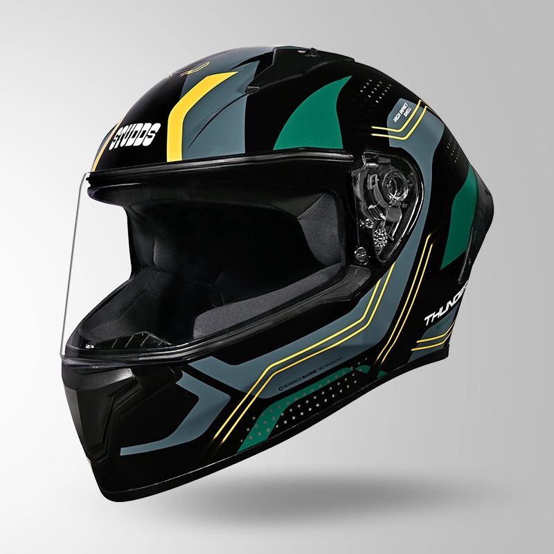 STUDDS Thunder D2 Draken Decor with Spoiler Full Face Helmet
