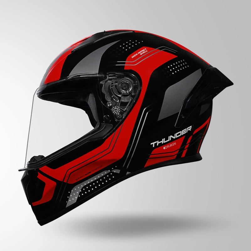 STUDDS Thunder D2 Draken Decor with Spoiler Full Face Helmet