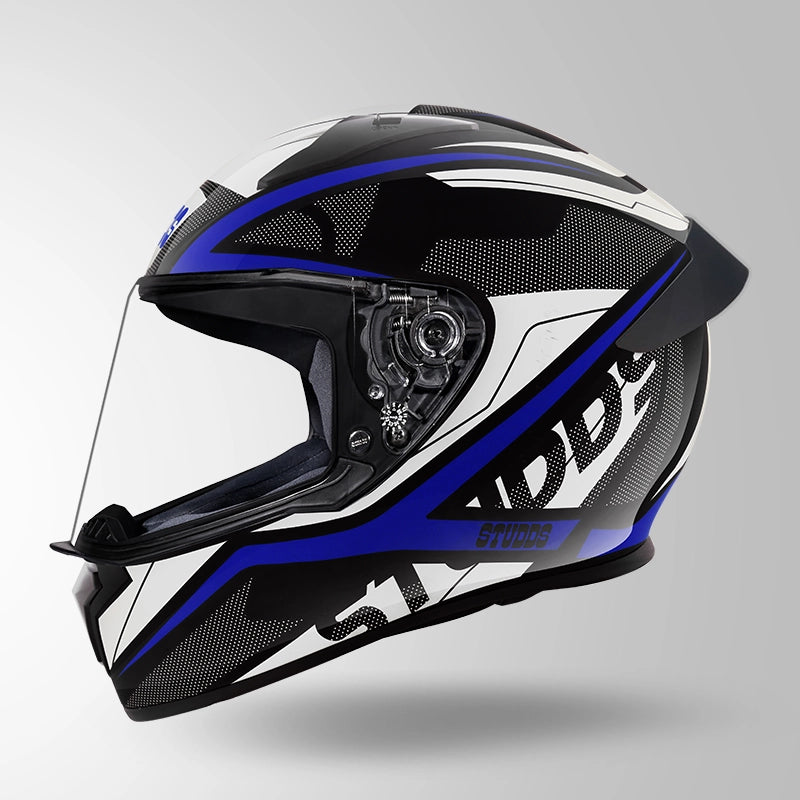 STUDDS Thunder D4 Decor Full Face Helmet | ISI Certified Motorcycle Helmet