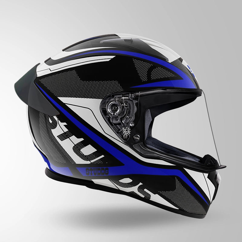 STUDDS Thunder D4 Decor Full Face Helmet | ISI Certified Motorcycle Helmet