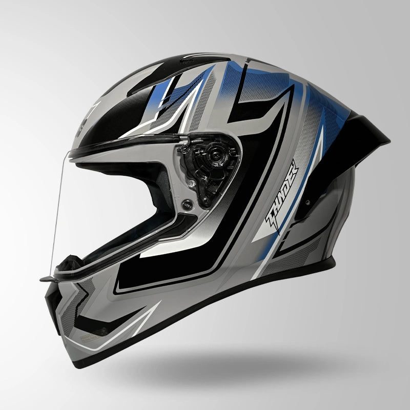 STUDDS Thunder D9 Flash Decor  Full Face Helmet | ISI Certified Motorcycle Helmet