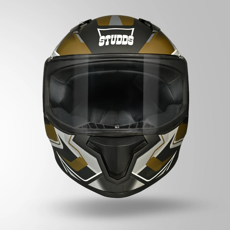 STUDDS Thunder D9 Flash Decor  Full Face Helmet | ISI Certified Motorcycle Helmet