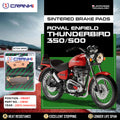 Sintered Brake Pads For Royal Enfield Thunderbird 350/500 (2013 Onwards)  - Front - CB181 - 1 Set - CRANK1