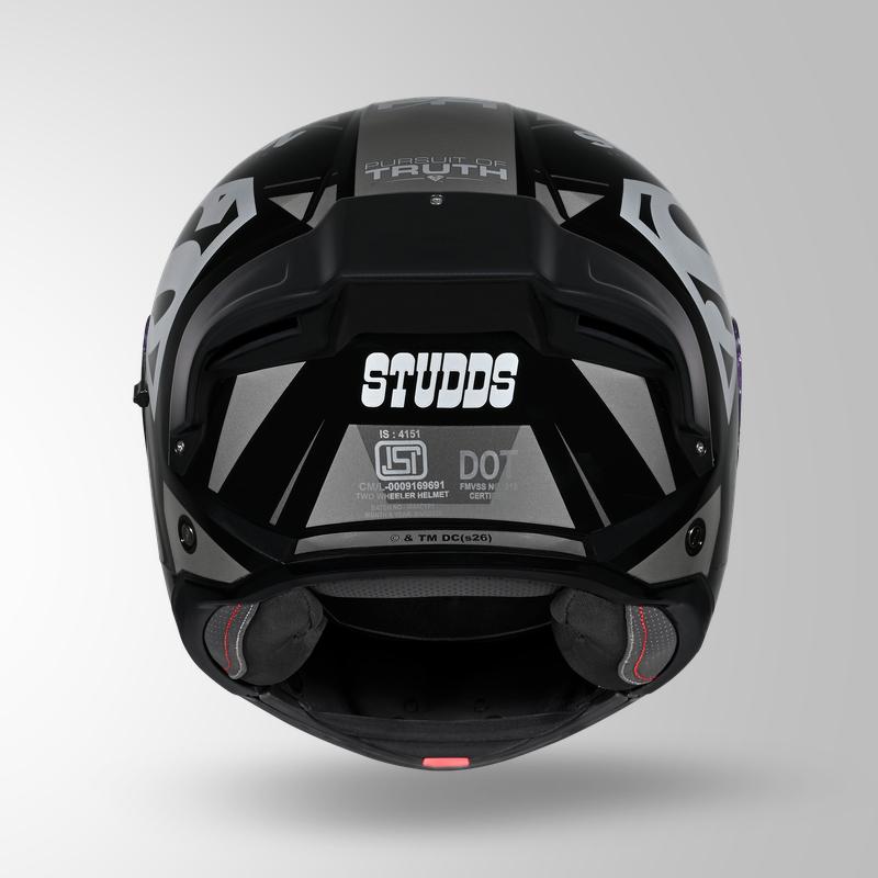 Studds Trooper Legacy Shield Flip-Up Full Face Helmet | ISI & DOT Certified Modular Helmet