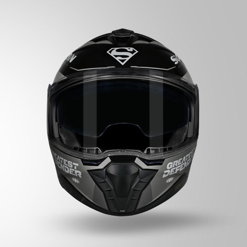 Studds Trooper Legacy Shield Flip-Up Full Face Helmet | ISI & DOT Certified Modular Helmet