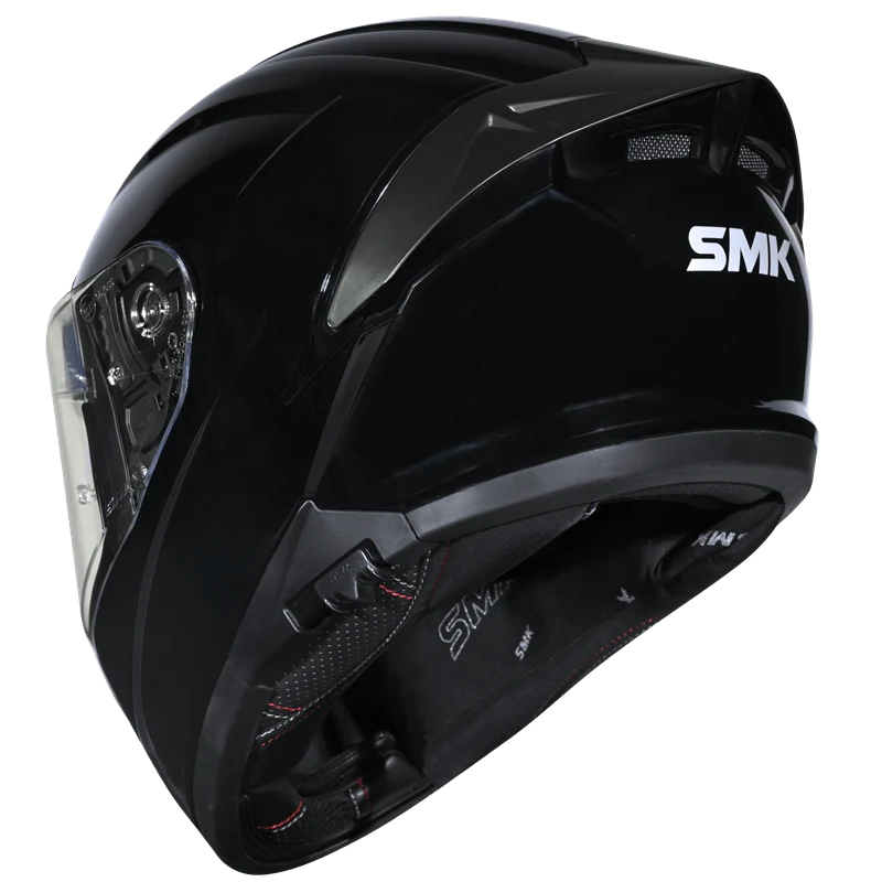 SMK Typhoon Solid Full Face Helmet – ECE 22.06, ISI & DOT Certified (GL200)