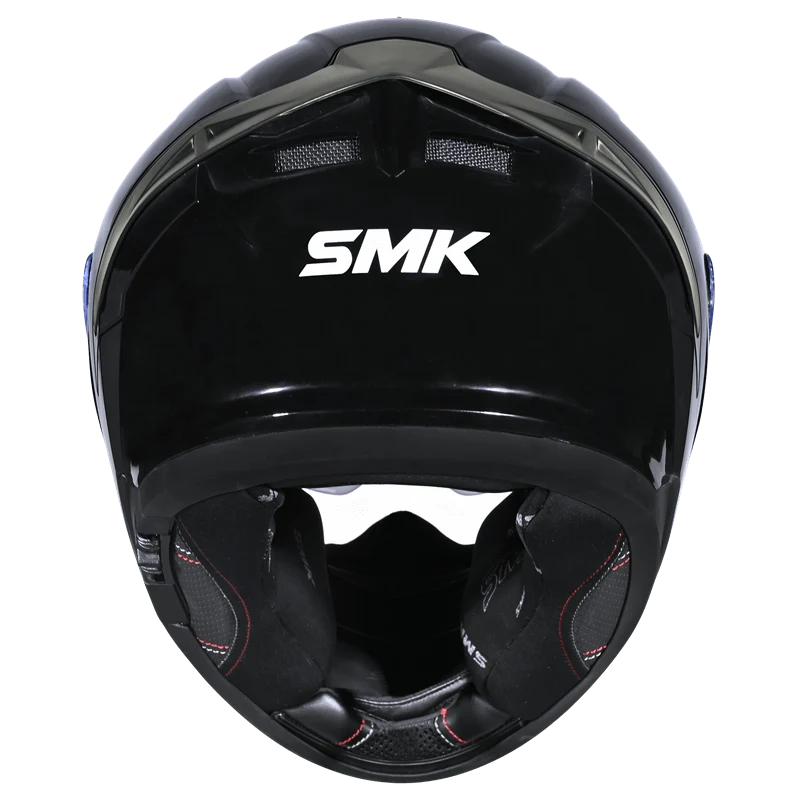 SMK Typhoon Solid Full Face Helmet – ECE 22.06, ISI & DOT Certified (GL200)