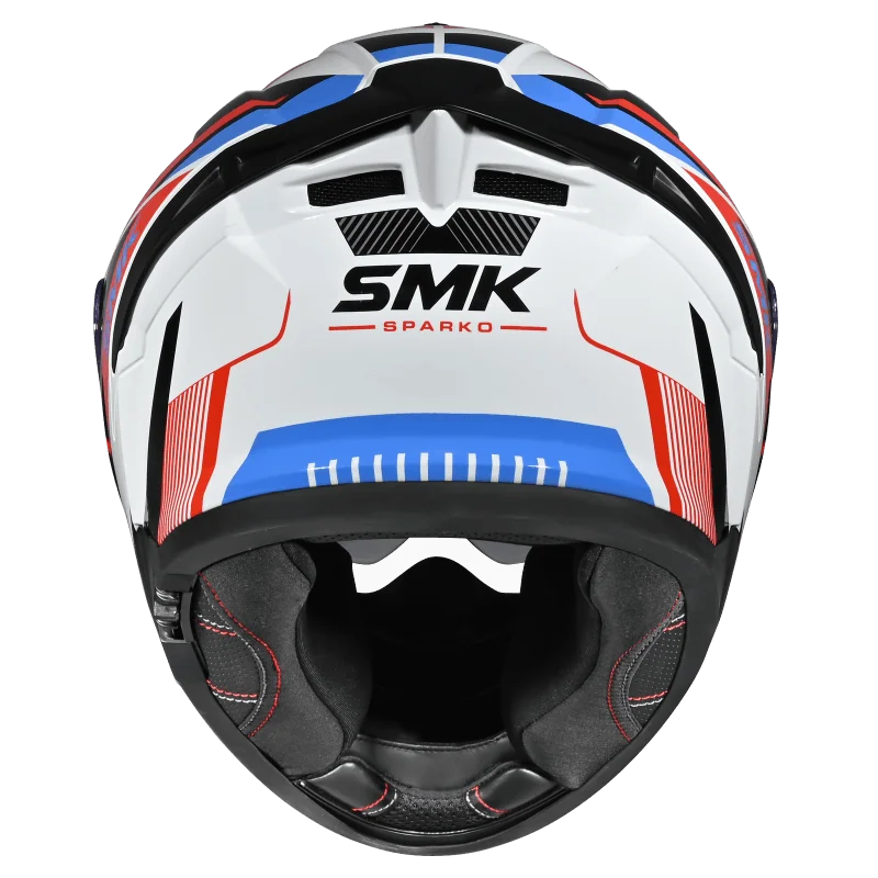 SMK Typhoon Sparko Full Face Helmet | ECE 22.06 Certified Sport Touring Helmet - Graphic (GL135)
