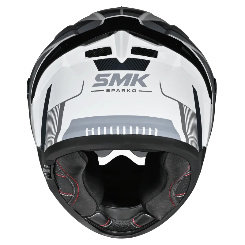 SMK Typhoon Sparko Full Face Helmet | ECE 22.06 Certified Sport Touring Helmet - GRPS (GL162)