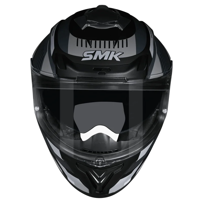 SMK Typhoon Sparko Full Face Helmet | ECE 22.06 Certified Sport Touring Helmet - GRPS (MA266)