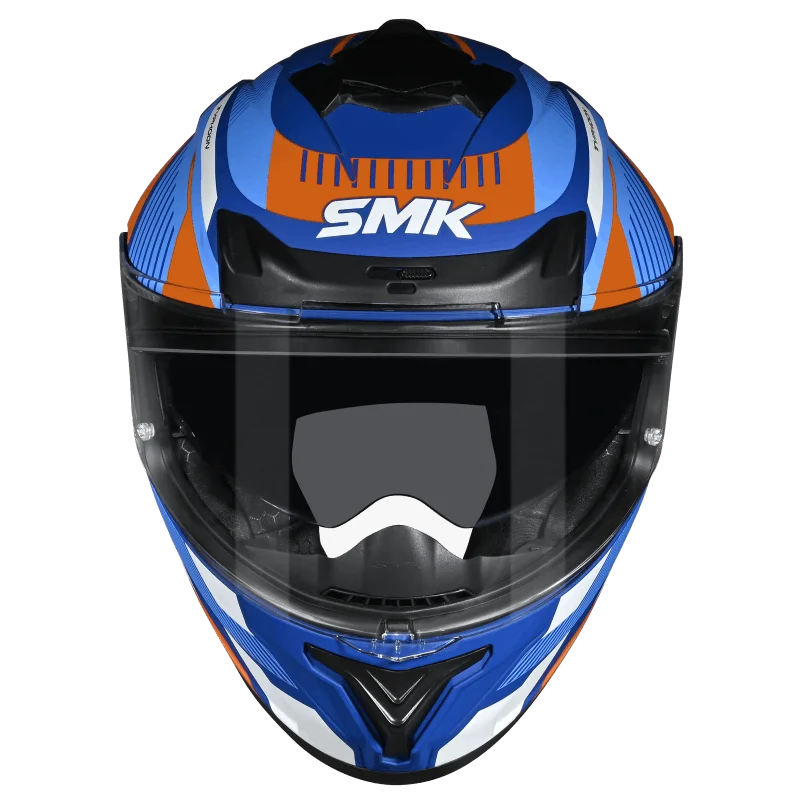 SMK Typhoon Sparko Full Face Helmet | ECE 22.06 Certified Sport Touring Helmet - GRPS (MA557)