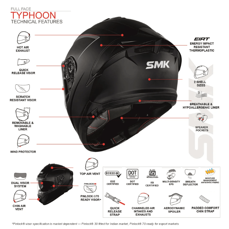 SMK Typhoon White (GL100)