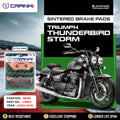 Sintered Brake Pads For Triumph Thunderbird Storm (2009-2019) - Rear - CB902 - 1 Set - CRANK1