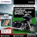 Sintered Brake Pads For Harley Davidson Touring Street Glide Special (2015-2017) - Front - CB904 - 2 Sets - CRANK1