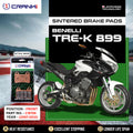 Sintered Brake Pads For Benelli Tre-K 899 (2007-2012) - Front - CB706 - 2 Sets - CRANK1