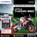 Sintered Brake Pads For Aprilia Tuono 660 (2020 Onwards) - Front - CB036 - 2 Sets - CRANK1