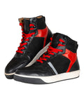 Amaroq Urbane Red Black Motorcycle Riding Boots | Reinforced Protection & All-Day Comfort