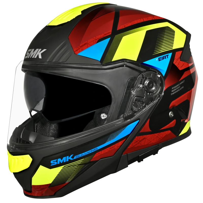 SMK Gullwing Venture Modular Flip-Up Helmet | ECE 22.06 P/J Certified GRPS (GL234)
