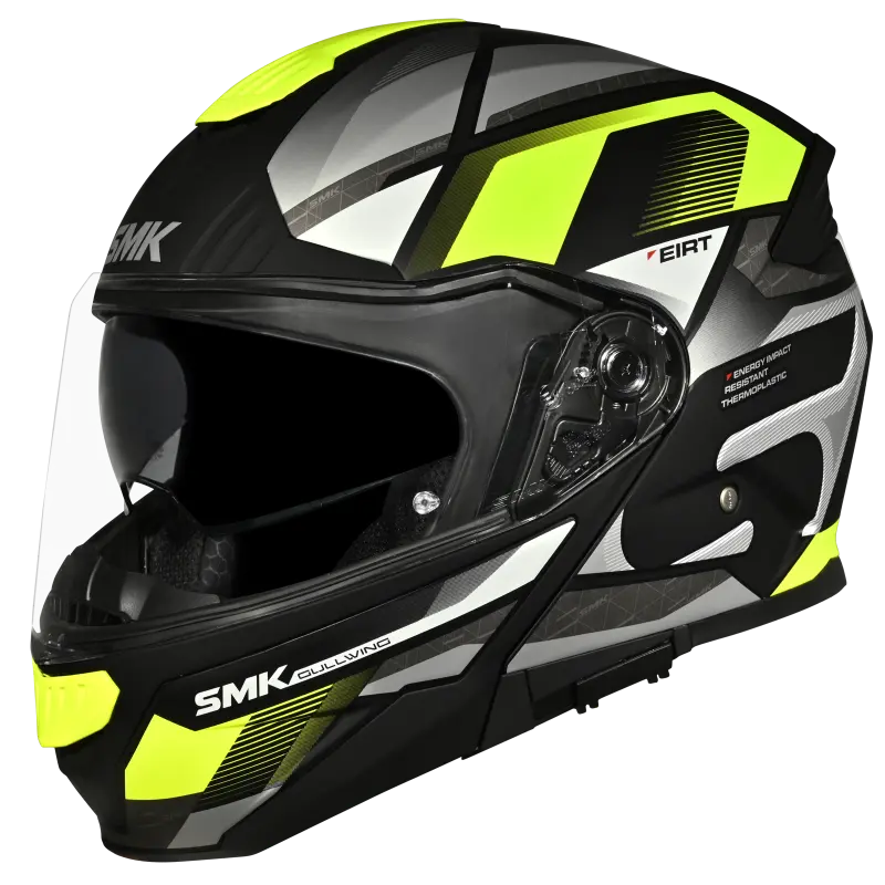SMK Gullwing Venture Modular Flip-Up Helmet | ECE 22.06 P/J Certified GRPS (GL264)