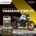 Ceramic Brake Pads For Yamaha FZS-Fi - Rear - CRM234 - 1 Set - CRANK1