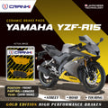 Ceramic Brake Pads For Yamaha YZF-R15 (2019-2020) - Front - CRM282 - 1 Set - CRANK1