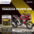 Ceramic Brake Pads For Yamaha Fazer 25 - Front - CRM479 - 1 Set - CRANK1