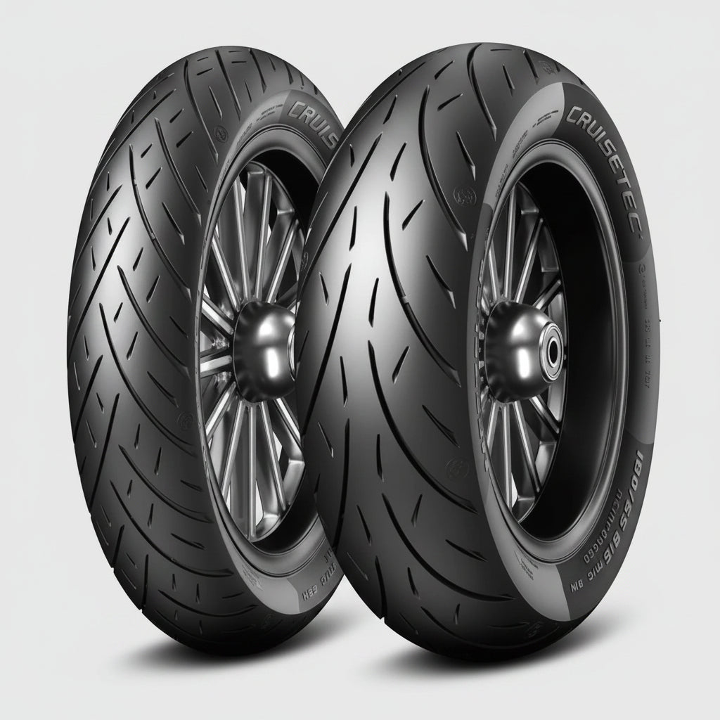 Metzeler Cruisetec Tyres for Royal Enfield Super Meteor 650 – Front 100/90 B19 M/C 57H TL