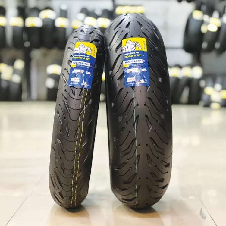 Michelin Road 6 120/70 ZR17 M/C 58W TL Front Tyre for Royal Enfield Guerrilla 450