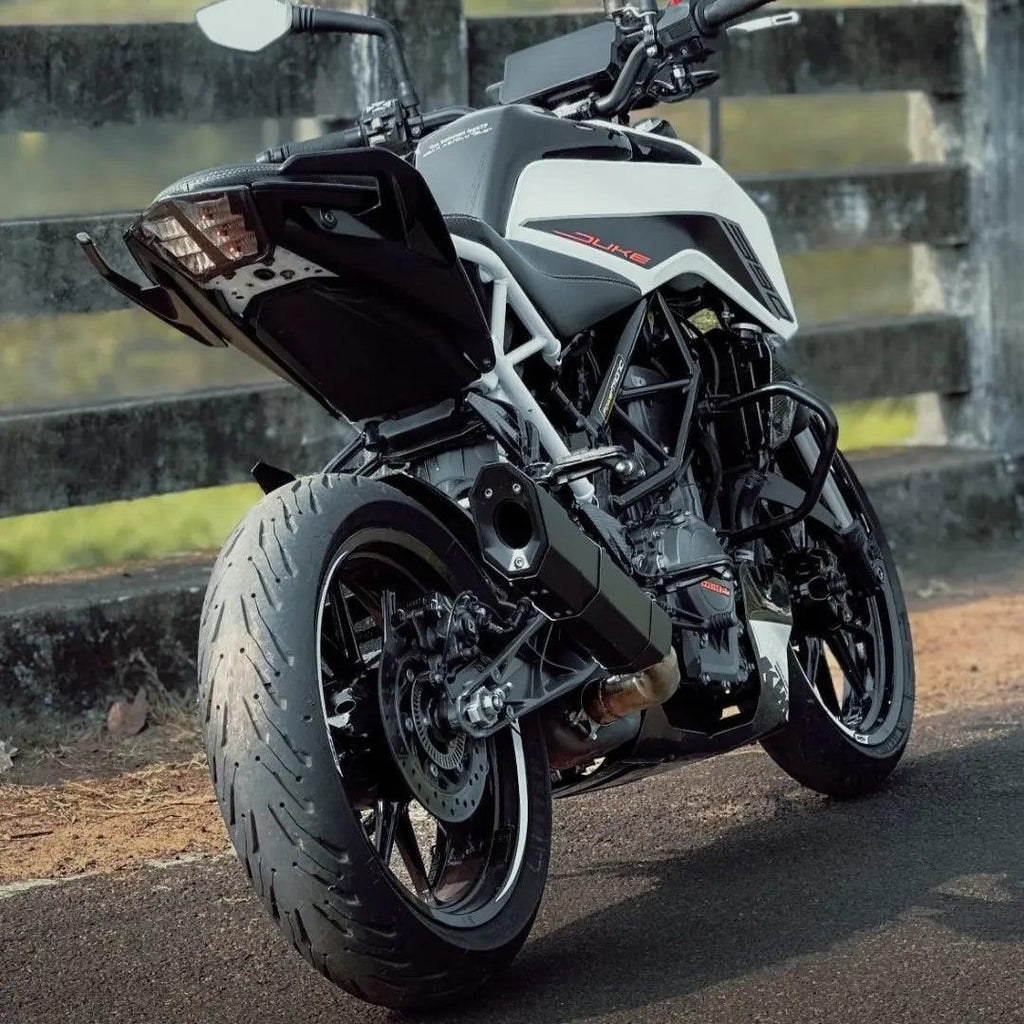 Rogue for KTM- Black with Link Pipe - Barrel Exhaust