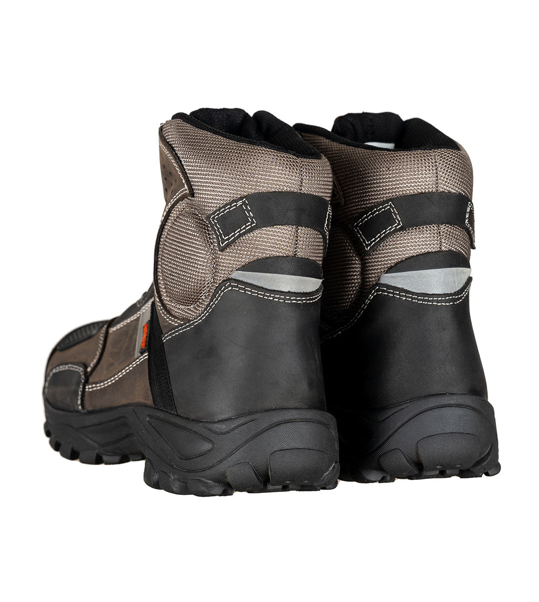 Amaroq Savage Motorcycle Boots | Touring, Adventure & Daily Riding Footwear | Quick Lacing Mechanism | Leather Construction |TPU Heel & Toe Protection | Ankle Protectors with Anti-Slip Sole | Breathable Lining