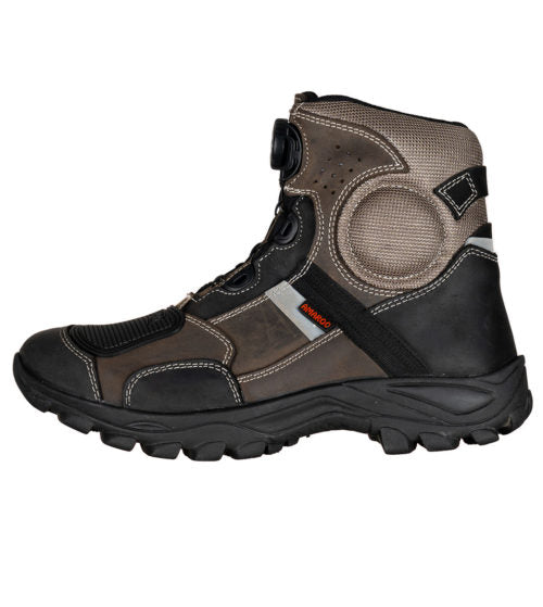 Amaroq Savage Motorcycle Boots | Touring, Adventure & Daily Riding Footwear | Quick Lacing Mechanism | Leather Construction |TPU Heel & Toe Protection | Ankle Protectors with Anti-Slip Sole | Breathable Lining