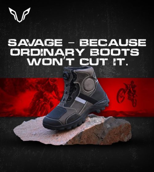 Amaroq Savage Motorcycle Boots | Touring, Adventure & Daily Riding Footwear | Quick Lacing Mechanism | Leather Construction |TPU Heel & Toe Protection | Ankle Protectors with Anti-Slip Sole | Breathable Lining