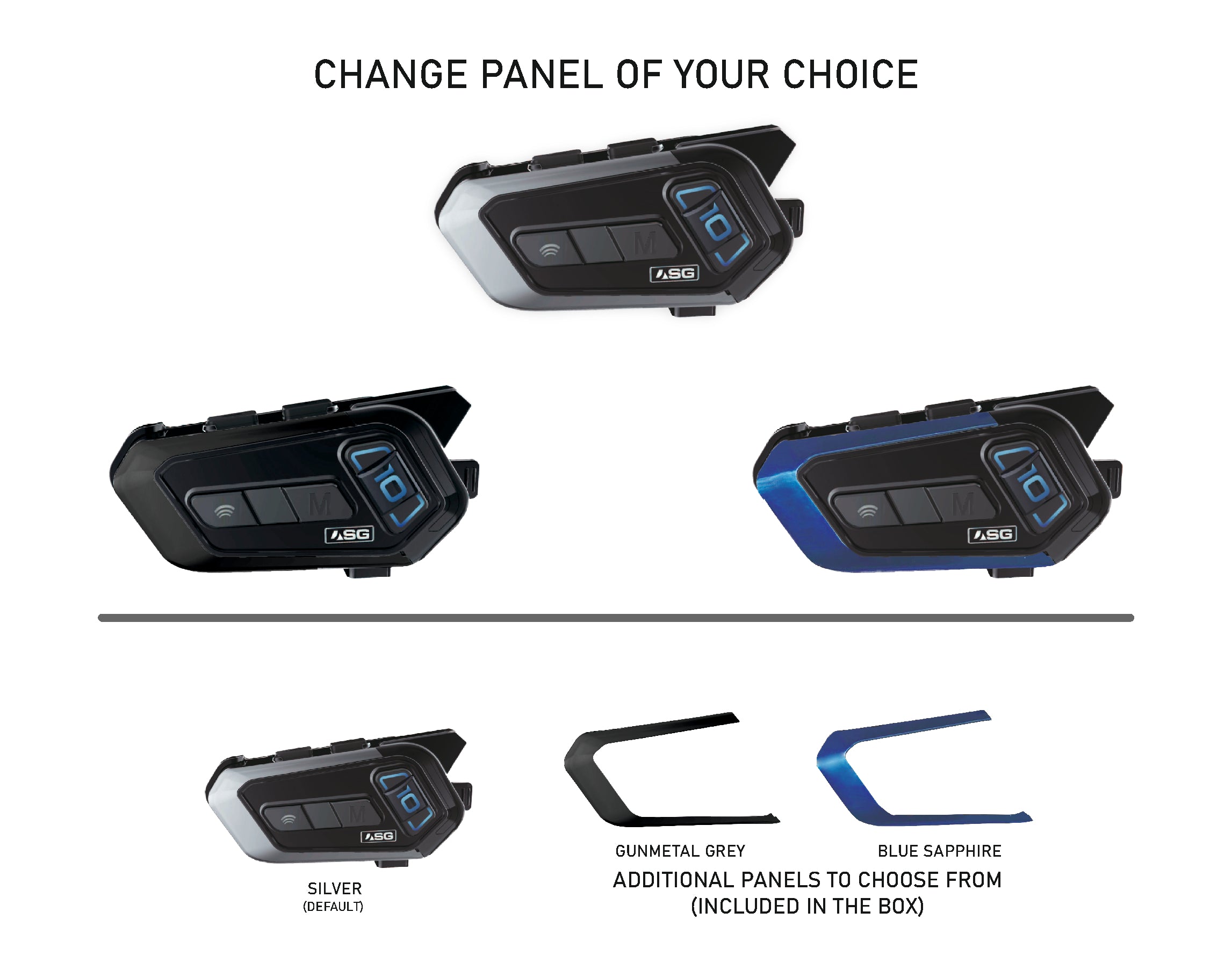 ASG SG10 BLUETOOTH MESH INTERCOM - TTT Moto