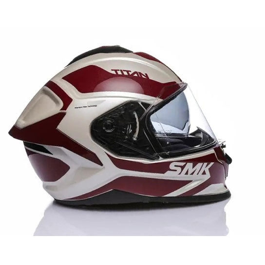 SMK Titan Arok Full Face Helmet | ECE 22.06, DOT & ISI Certified GRPS (GL131)